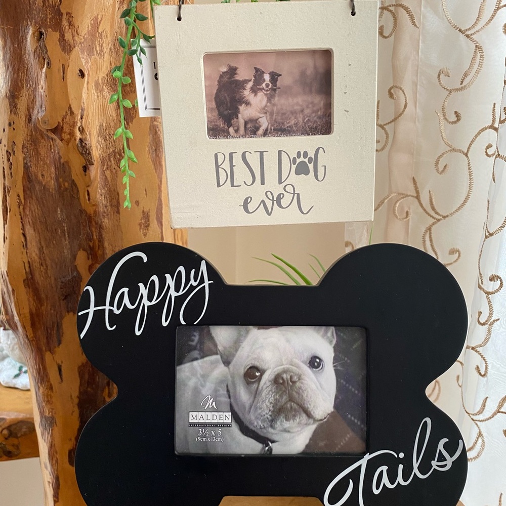 Dog picture frame